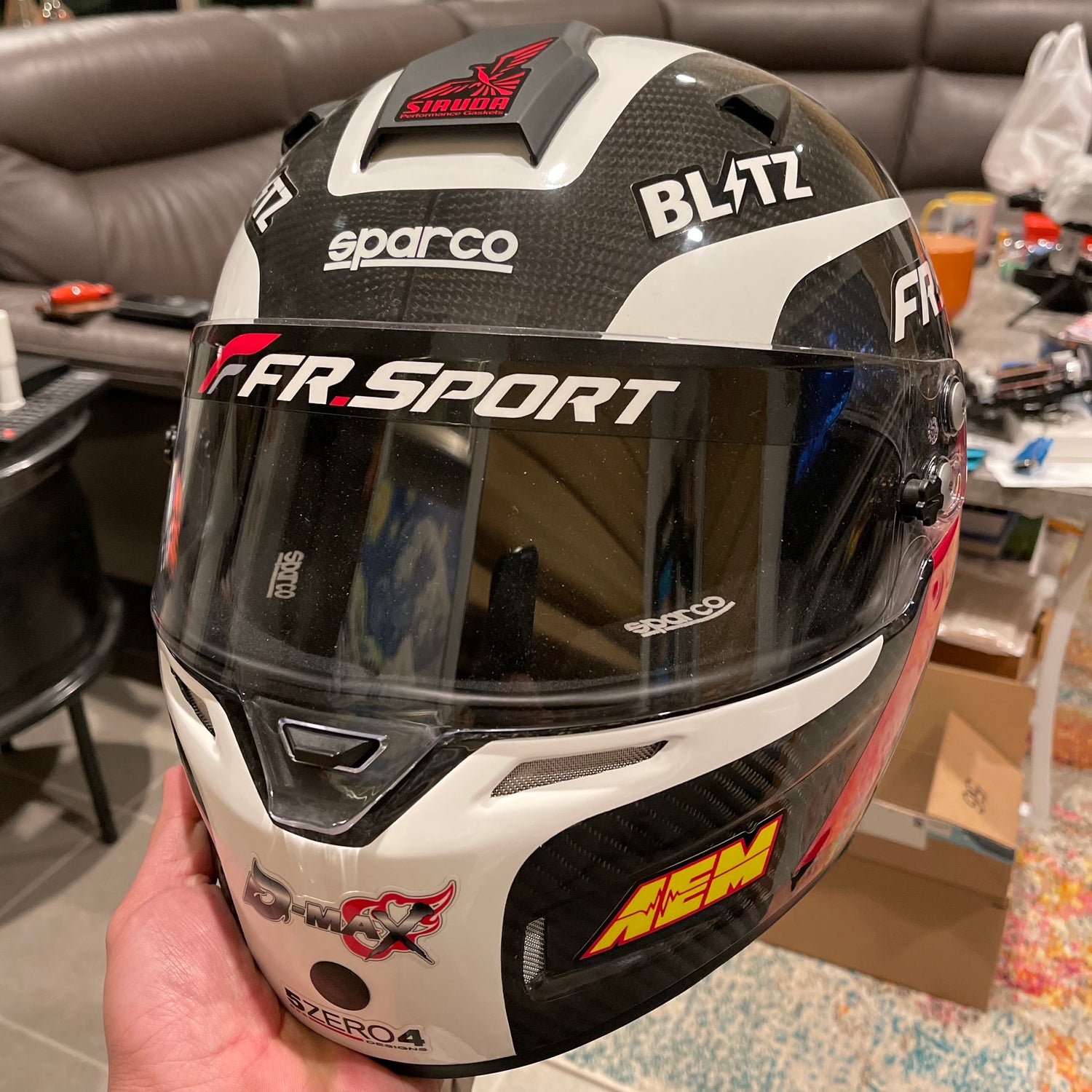 Right Sparco Helmet for Autocross