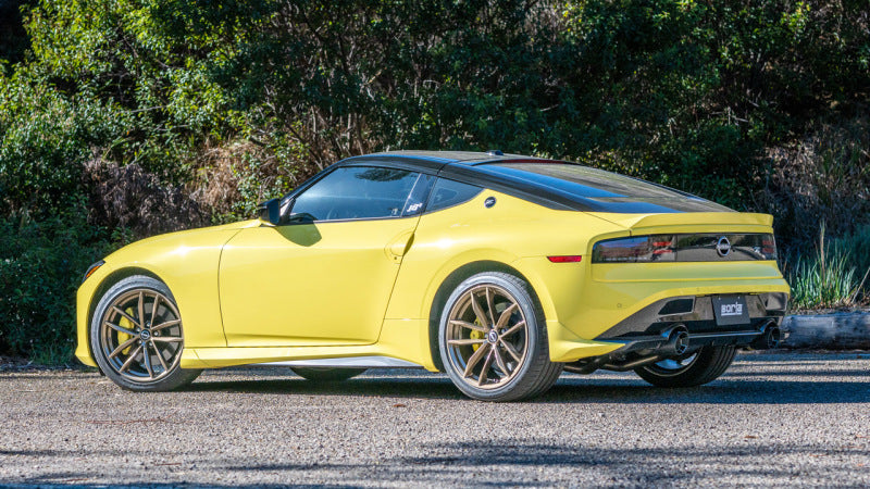 Borla 23-24 Nissan Z 2.5in S-Type Cat Back Exhaust 4.5in Tip - Carbon Fiber Black Anodized 140929CFBA 140929CFBA Photo - lifestyle view