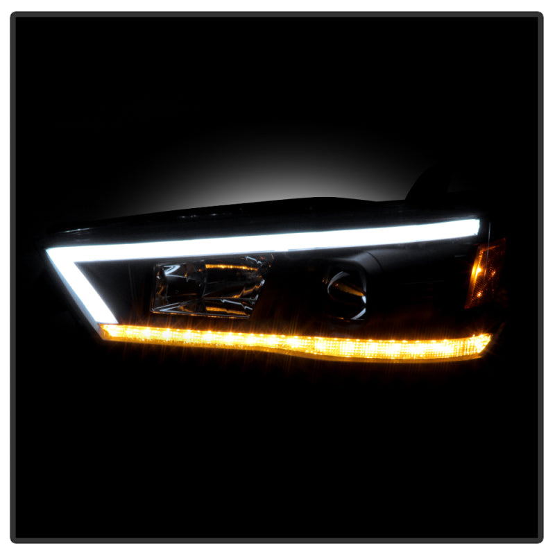 SPYDER 14-20 Toyota 4Runner Projector Headlights w/Seq. LED Turn Sig. LED White Light Bar Park Light 5088154 5088154 User 6