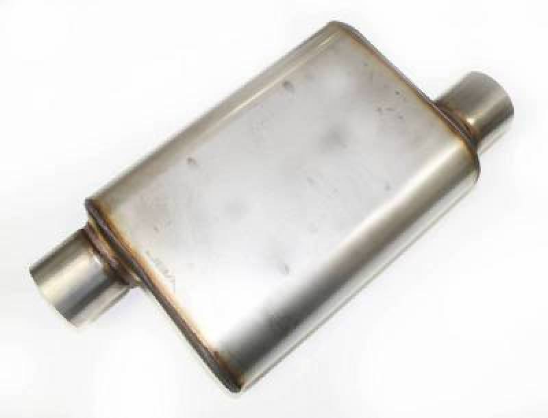 JBA Universal Chambered Style 304SS Muffler 13x9.75x4in 3in Inlet Diameter Offset/Offset 40-301300 40-301300 User 1