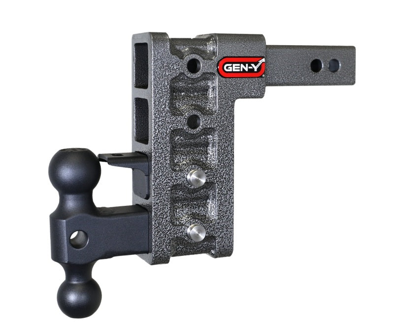 GEN-Y Hitch Gen-Y Mega Duty 2in Shank 7.5in Drop 1500lb TW 10K Hitch w/GH-031 Dual-Ball/GH-032 Pintle Lock GH-324 GH-324 User 1