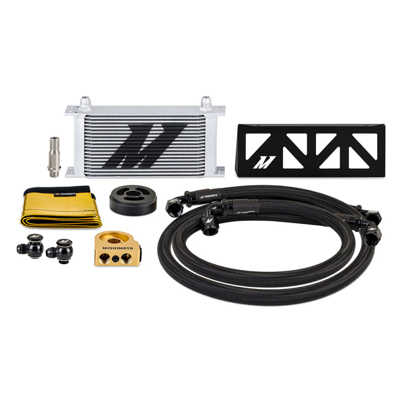 Mishimoto 22+ Subaru BRZ/Toyota GR86 Oil Cooler Kit Thermostatic - Silver MMOC-BRZ-22TSL MMOC-BRZ-22TSL Photo - Primary