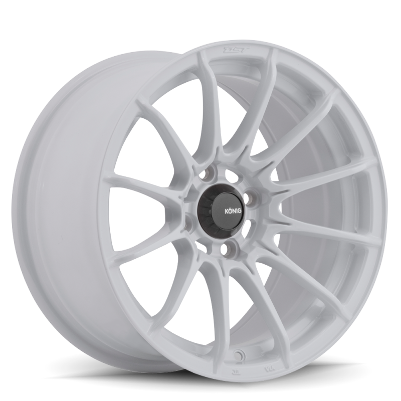Konig Dial In Wheel Gloss White 15x7 +35 4x100 DI5710035W Photo - Primary