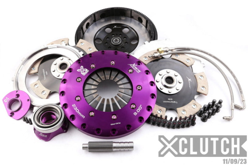 XCLUTCH 91-92 Porsche 911 Turbo 3.3L 9in Twin Solid Ceramic Clutch Kit XKPR23601-2E XKPR23601-2E Photo - Primary