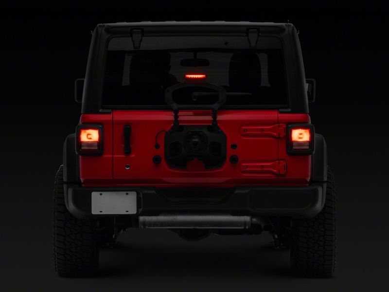 Raxiom 18-23 Jeep Wrangler JL Axial Series LED Third Brake Light- Smoked J142673-JL J142673-JL Photo - Close Up