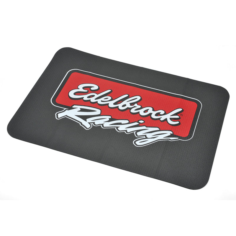 Edelbrock Racing Fender Cover - PVC Foam Mat - 2 Color Printed Edelbrock Racing Logo 2324 2324 Photo - out of package