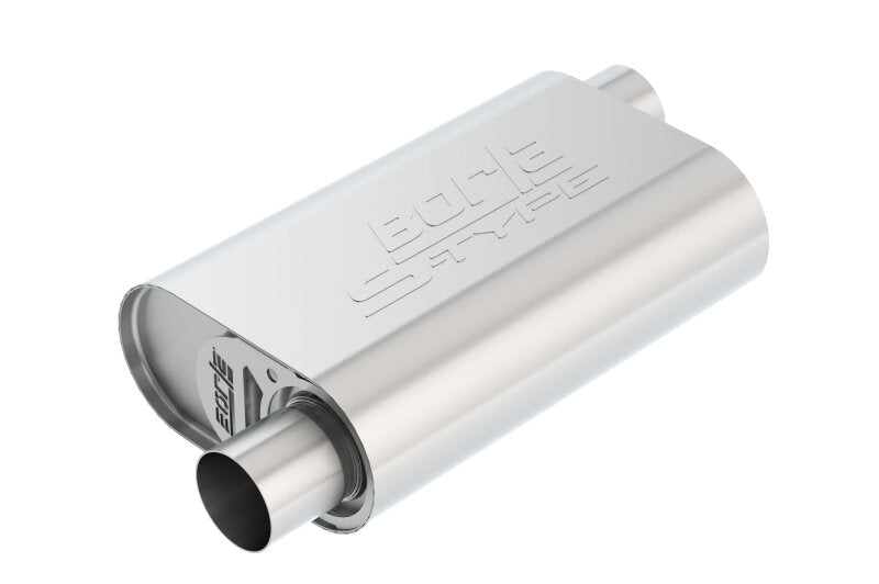 Borla CrateMuffler SBC Hot 350/383 2.5in Offset/Center 14in x 4.35in x 9in S-Type Muffler 400773 400773 Photo - Primary