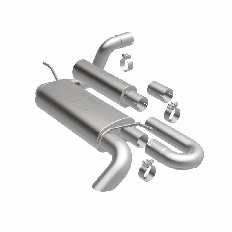 Magnaflow 18-23 Jeep Wrangler JL 2.0L/3.6L Overland Series Axle-Back Exhaust 19620 19620 360 Degree Image Set