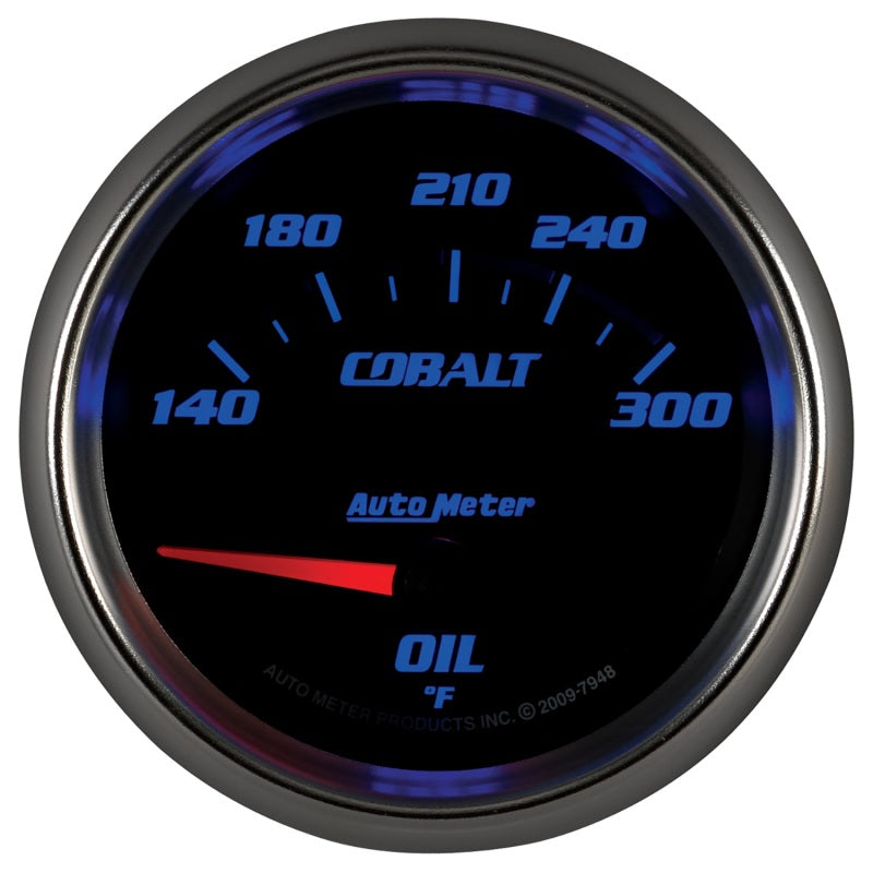 Autometer Cobalt 66.7mm 140-300 Degree F Electric Oil Temperature Gauge 7948 7948 User 4