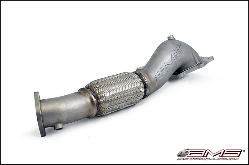 AMS Performance 08-15 Mitsubishi EVO X Widemouth Downpipe w/Turbo Outlet Pipe AMS.04.05.0001-1 AMS.04.05.0001-1 Photo - Primary