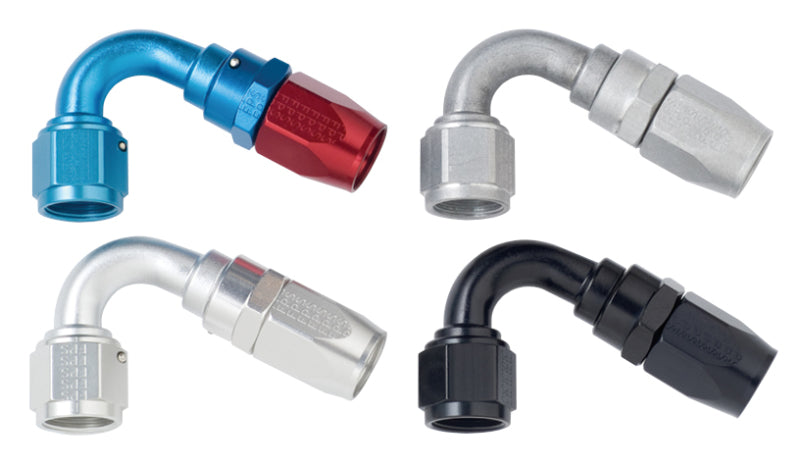 Fragola -10AN x 120 Degree Power Flow Hose End - Black 112010-BL 112010-BL Photo - Primary