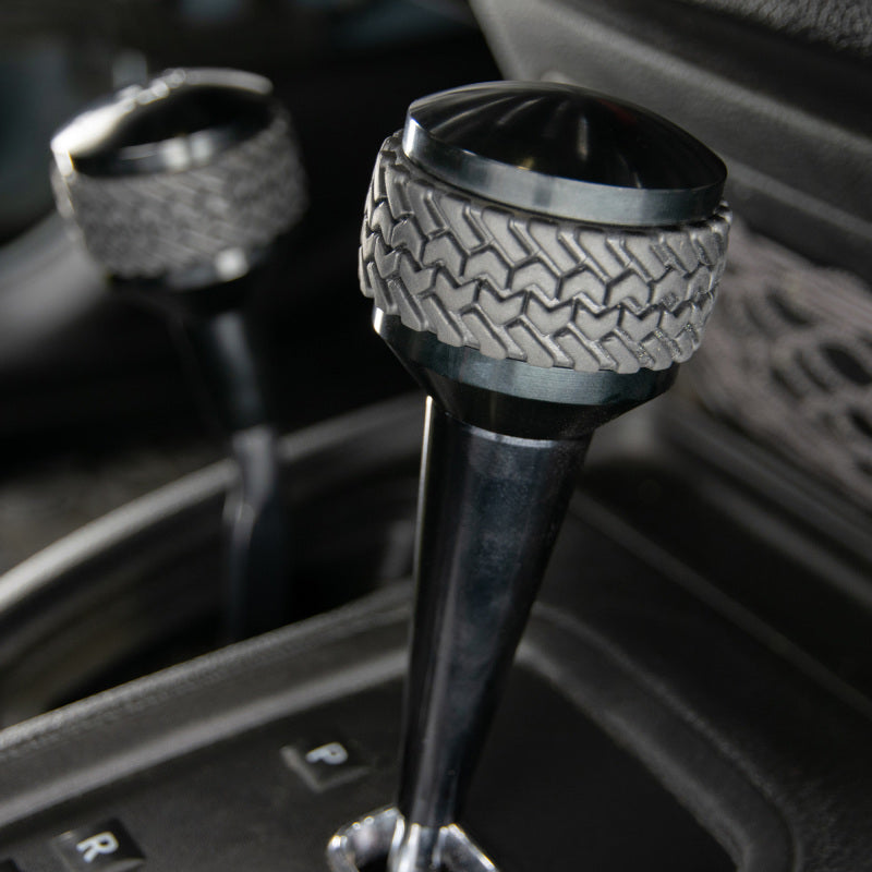DV8 Offroad 2011-2018 Jeep JK Shift Knob Automatic Black D-JP-181113-BK D-JP-181113-BK Photo - Mounted