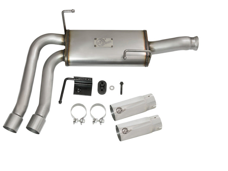 aFe POWER Rebel Series 3" to 2-1/2" 409 SS Cat-Back Exhaust System 49-44070-P Photo - Unmounted