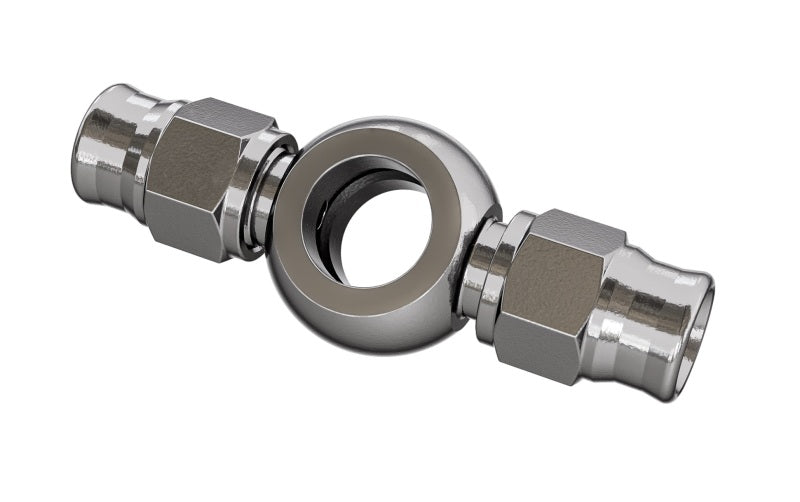 Goodridge Straight Double Banjo for 3/8 or M10 Long Bolt P5095-03C P5095-03C Photo - Primary
