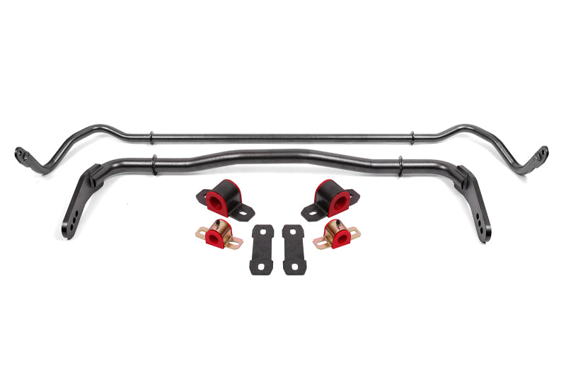 BMR 08-19 Dodge Challenger Front/Rear Hollow 38mm/25mm Sway Bar Kit w/ Bushings - Black Hammertone SB113H SB113H User 1