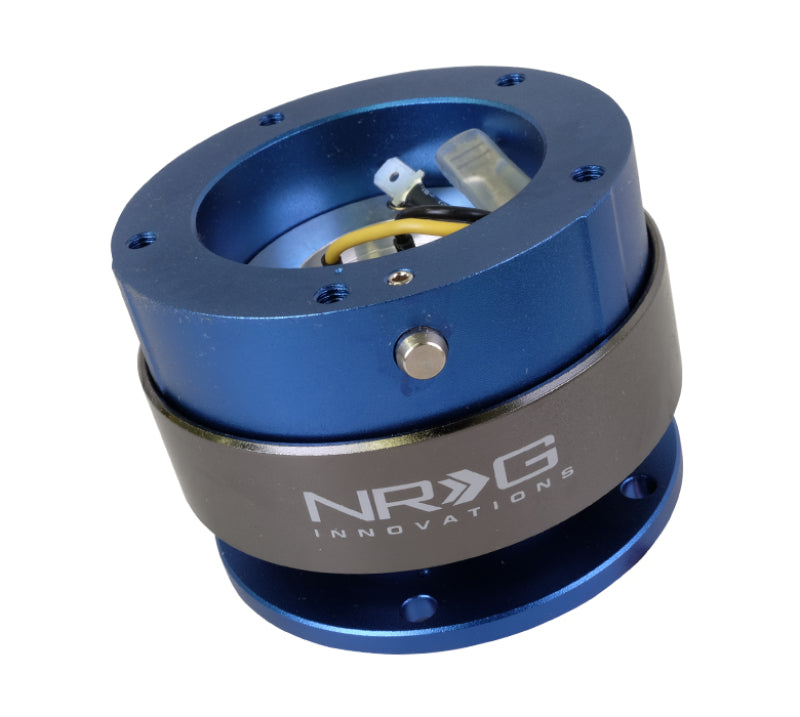 NRG Gen 2.0 Quick Release Blue Body/Titanium Chrome Ring SRK-300BL Photo - Primary
