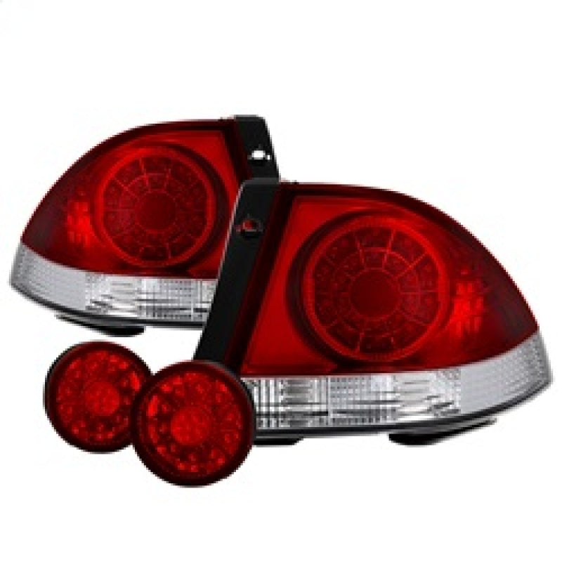 Spyder 01-03 Lexus IS300 LED Tail Lights - Red Clear ALT-YD-LIS300-LED-SET-RC 5085061 5085061 Photo - Primary