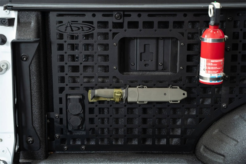 Addictive Desert Designs ADD 2023+ Ford Super Duty F250/350 Bed Side Molle - Driver Side AC8103201NA AC8103201NA Photo - Mounted