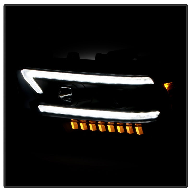 SPYDER 19-22 Dodge Ram 2500 (Halogen Only) Projector Headlights - Black PRO-YD-DR19HDHALSI-SEQ-BK 5088611 5088611 Photo - Unmounted