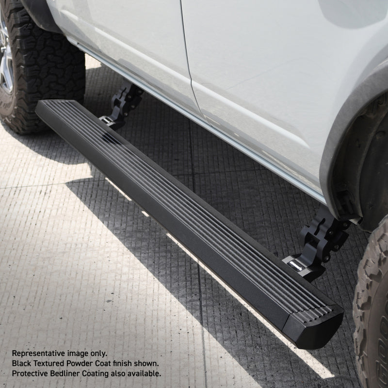 Go Rhino 18-23 Jeep Wrangler 4dr E-BOARD E1 Electric Running Board Kit - Bedliner Coating 20450674T 20450674T Photo - Primary