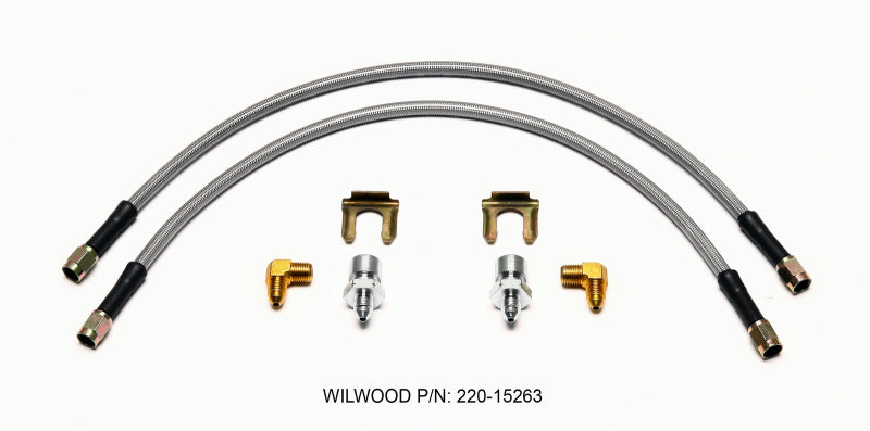 Wilwood Flexline Kit, 18.00in, M10x1.50 IF, 90 Deg 1/8-27 Npt 220-15263 User 1