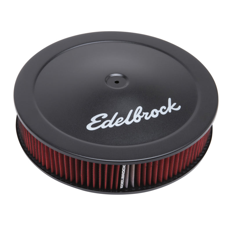Edelbrock Air Cleaner, Pro-flo Series, Round, 14 In. Diameter, Cloth Element 1225 Photo - out of package