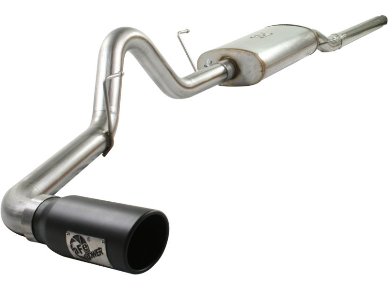 aFe Cat-Back Exhaust System Black - Ford F-150 04-08 49-43011-B Photo - Primary
