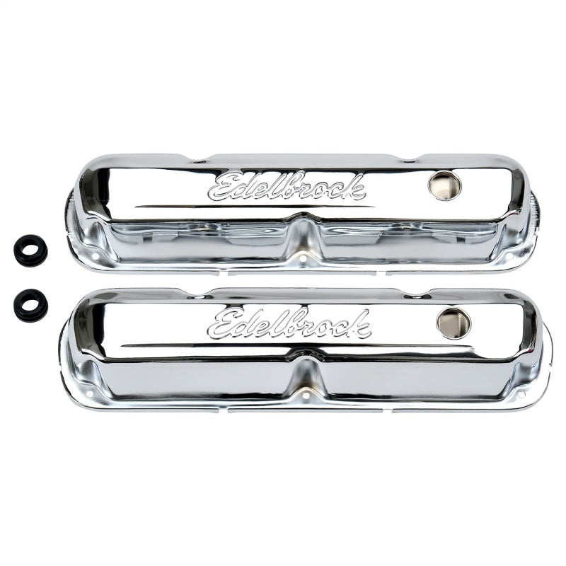 Edelbrock Valve Cover, Signature Series, Chrysler, 1965-1991 318-340-360 CID V8, 4495 Photo - Primary
