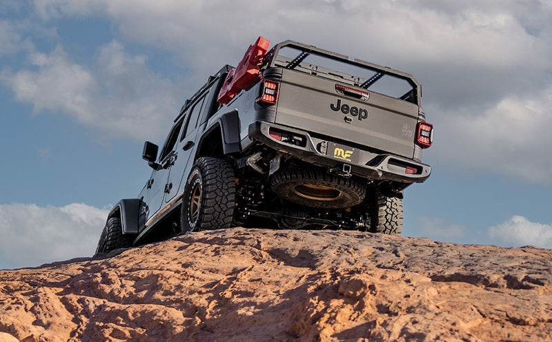 Magnaflow 20-23 Jeep Gladiator JT 3.6L Overland Series Cat-Back Exhaust 19621 19621 Photo - Mounted