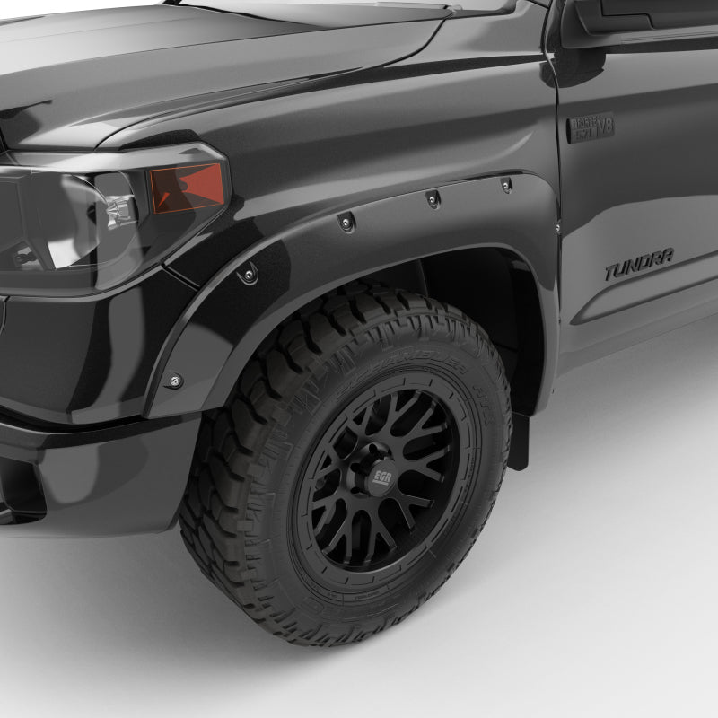 EGR 14+ Toyota Tundra Bolt-On Look Color Match Fender Flares - Set - Black 795494-202 795494-202 User 1