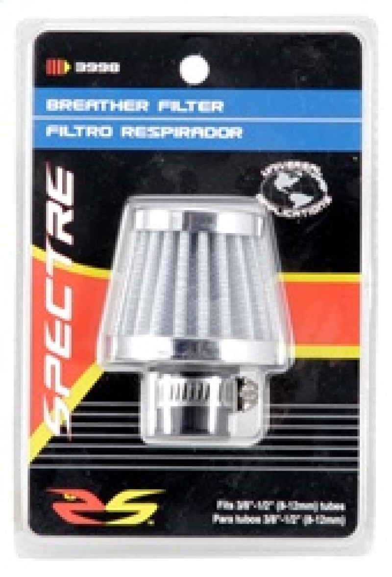 Spectre Breather Filter 10mm Flange / 2in. OD / 1-3/4in. Height - White 3998 3998 Photo - in package
