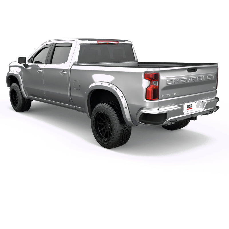 EGR 2019 Chevy 1500 Color Match Style Fender Flare - Set - Switchblade Silver 791694-GAN 791694-GAN Photo - Mounted