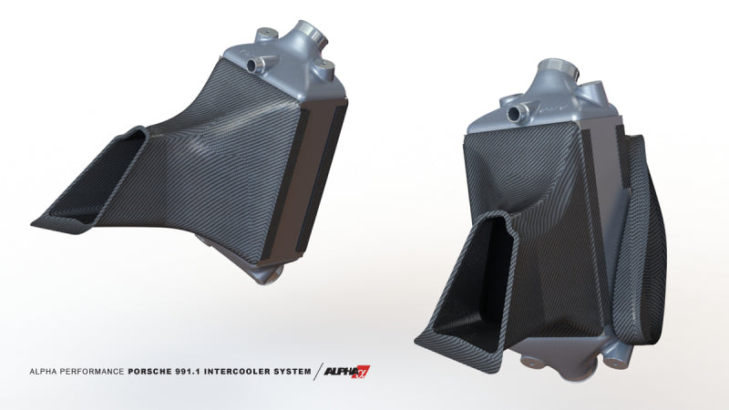AMS Performance Porsche 997.1TT Alpha Intercooler System (For Stock Framed Turbos) ALP.09.09.0001-2 ALP.09.09.0001-2 Full Engineering Drawing