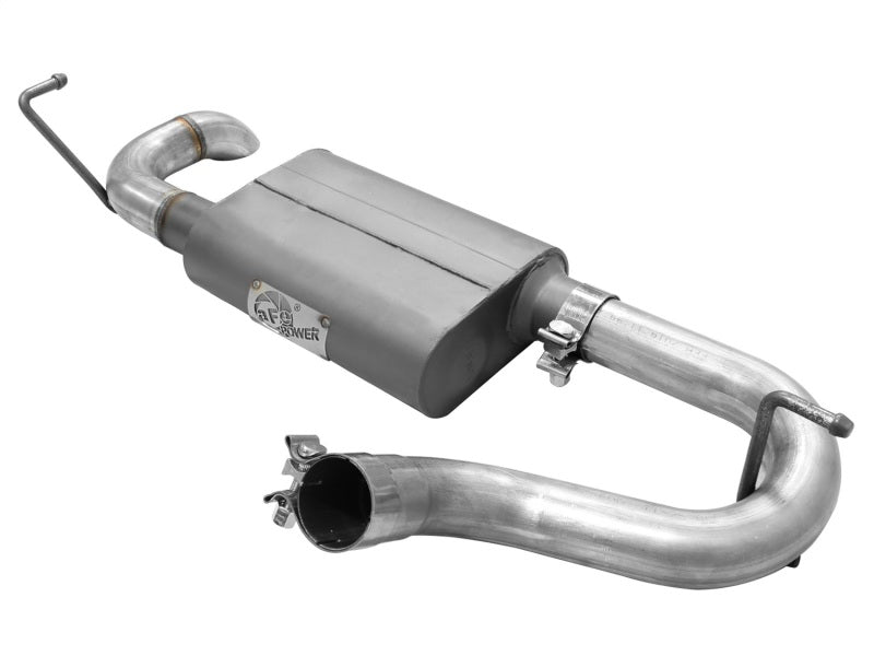 aFe Scorpion 2-1/2in Aluminized Steel Axle-Back Exhaust System: Jeep Wrang 49-08046 Photo - Unmounted