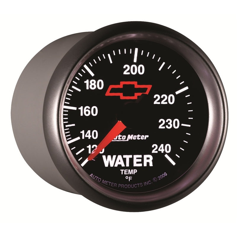 Autometer Gauge, Water Temp, 2 1/16", 120-240 Geg. F Mechanical, Gm Bowtie Black 3632-00406 User 7