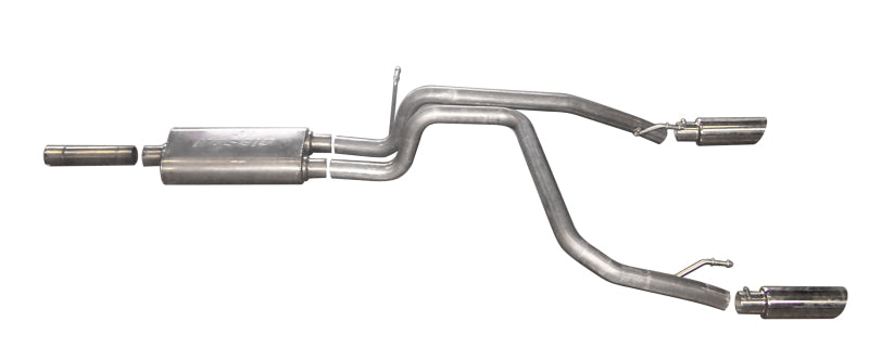 Gibson 07-09 Dodge Nitro R/T 4.0L 2.25in Cat-Back Dual Split Exhaust - Stainless 616005 616005 Photo - Primary