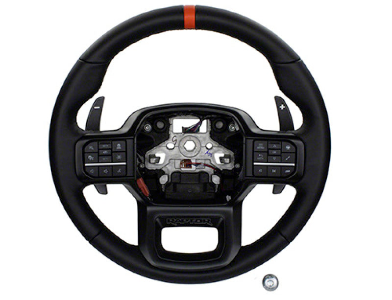 Ford Racing 2021+ F-150 Raptor Steering Wheel Kit - Black M-3600-F15B M-3600-F15B User 1