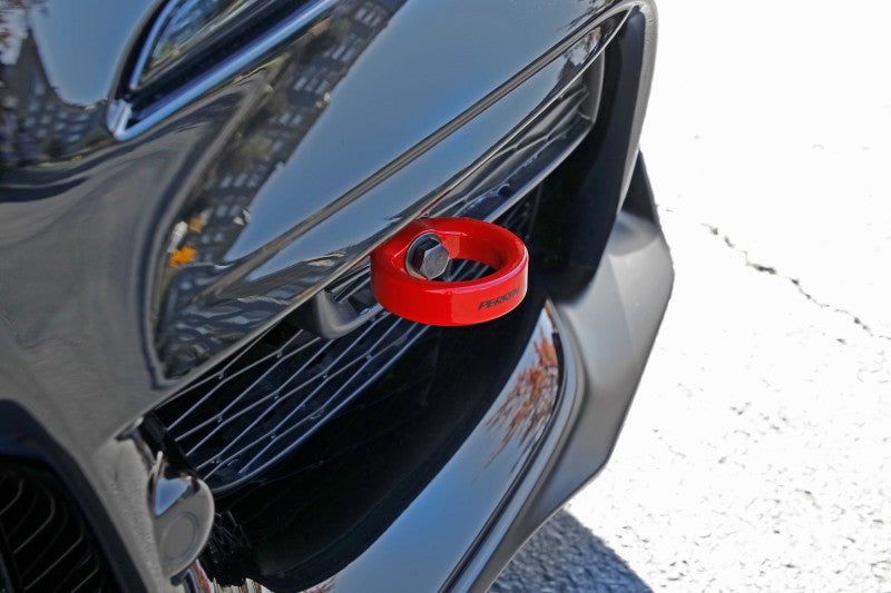 Perrin 2020 Toyota Supra Tow Hook Kit (Front) - Red PTP-BDY-230RD PTP-BDY-230RD Photo - Primary