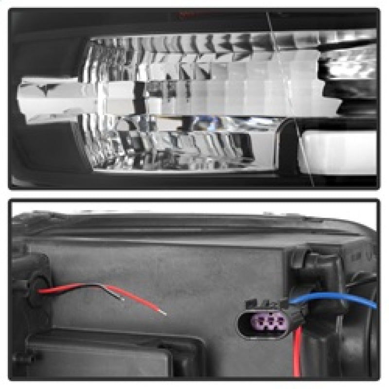 Spyder 09-16 Dodge Ram 1500 Version 2 Headlights Light Bar DRL Black PRO-YD-DR09V2-LBDRL-BK 5084811 5084811 Photo - Unmounted