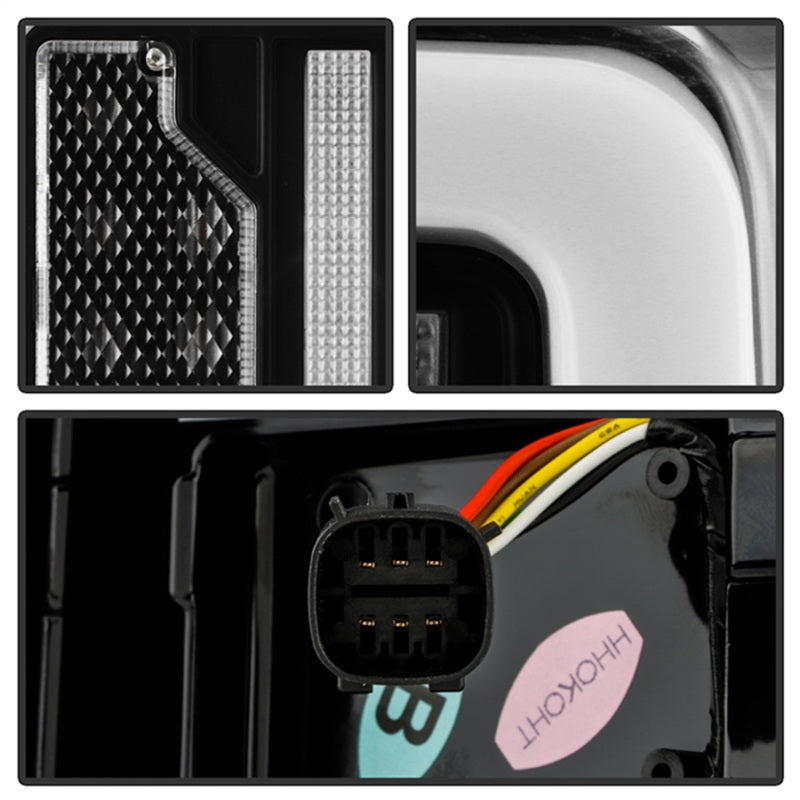 SPYDER 21-23 Ford Bronco (Factory LED Model Only) LED Tail Lights - Black (ALT-YD-FB21LED-LED-BK) 5088765 5088765 Photo - Unmounted