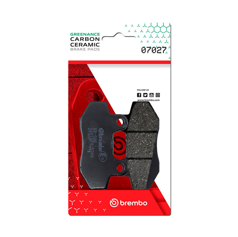 Brembo OE Honda CMX/Honda Mbx/Honda Nsr/Honda Ml/Hyosung Boomer Carbon Ceramic Brake Pad - Front 07027 07027 User 1