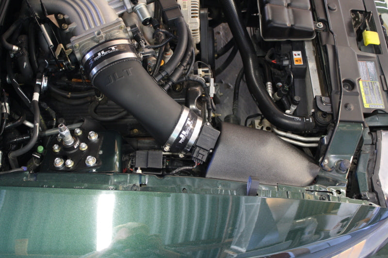 JLT 2001 Ford Mustang Bullitt Black Textured Ram Air Intake Kit w/Red Filter RAI2-FMB-01 RAI2-FMB-01 Photo - Primary