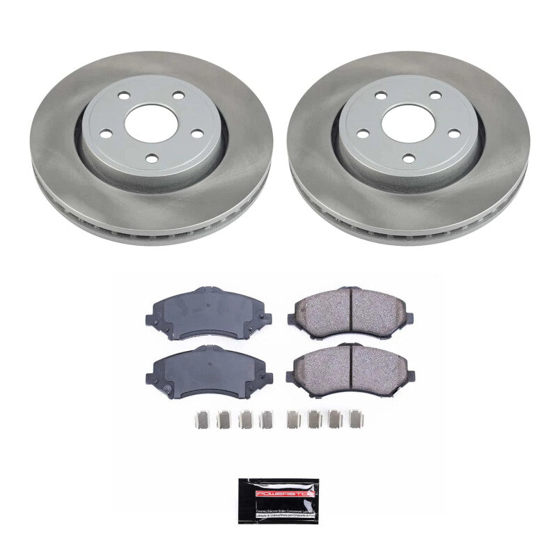 PowerStop Power Stop 08-12 Jeep Liberty Front Semi-Coated Rotor Kit SC1631 SC1631 Photo - Primary