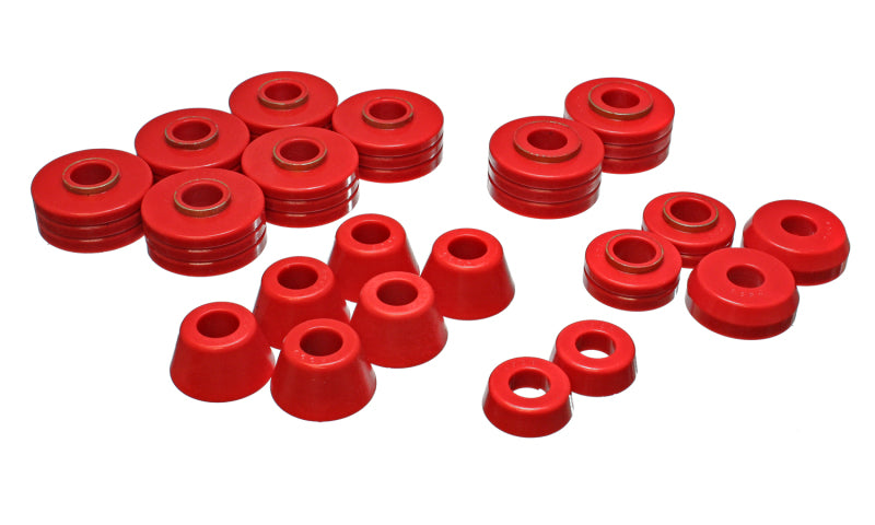 Energy Suspension Body Mount Set Red Ford Bronco All 1978-1979 4.4102R Photo - Primary