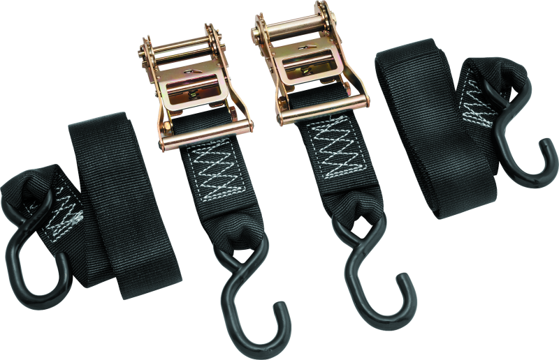 BikeMaster 2x84in Ratchet Tiedown Pair - Black 100576 100576 Photo - Primary