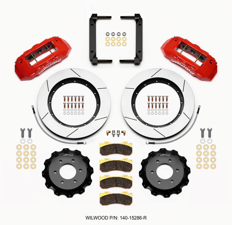 Wilwood TX6R Front Kit 15.50in Red 2004-08 Ford F150 - 4WD 140-15286-R 140-15286-R Photo - Primary