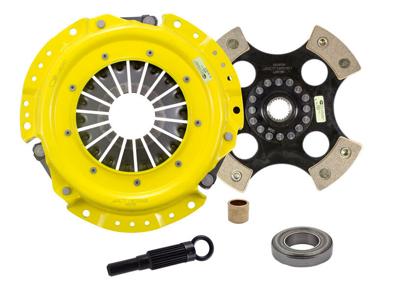 ACT 4-Puck Unsprung Clutch Kit 89-90 KA24E 95-98 KA24DE 240SX NX1-XTR4 Photo - Primary