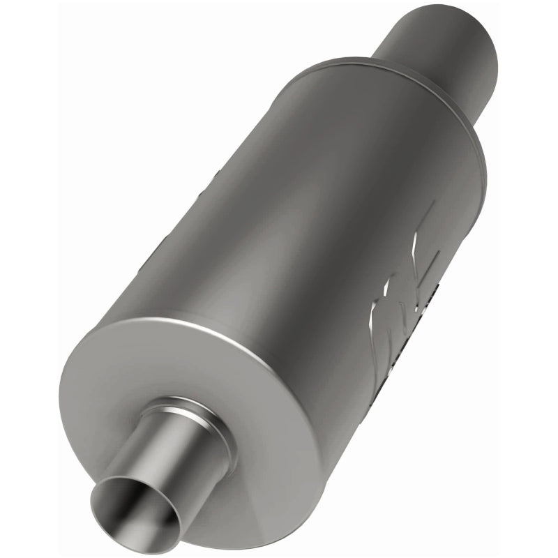 MagnaFlow 7" Round Center/Center Performance Muffler With Tip 14826 Photo - out of package