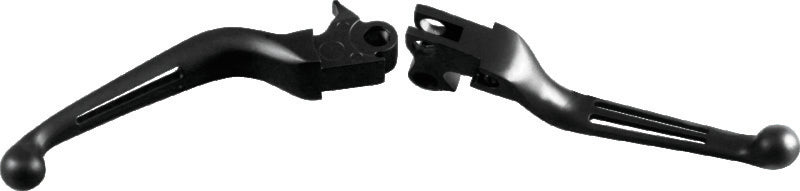 Bikers Choice 96-16 Big Twin W/ Cable Clutch 96-03 XL Black Slotted Lever Set 482861 482861 Photo - Primary