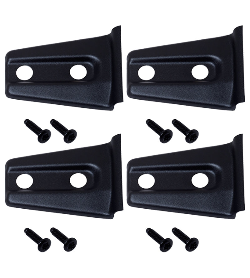 Kentrol 07-18 Jeep Wrangler JK Door Hinge Overlays 4 Pieces 2 Door - Textured Black 80020 80020 Photo - Primary